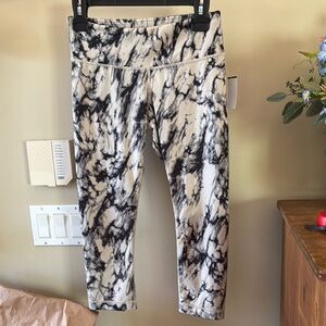 Lulu Lemon Marble Print Leggings.